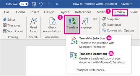 How to Translate a Microsoft Word Document