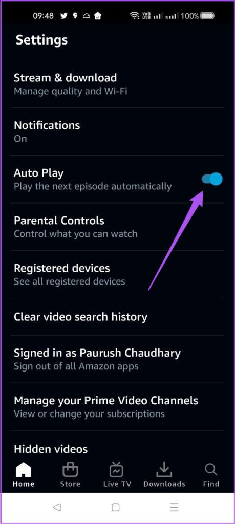 How to Turn Off Auto Play on Prime Video on Android