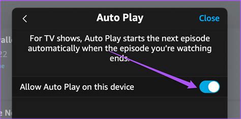 How to Turn Off Auto Play on Prime Video on Mac