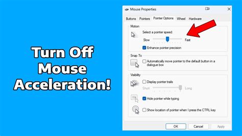 How to Turn Off Mouse Acceleration in Windows 10 the Right Way