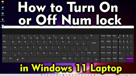 How to Turn Off Num Lock
