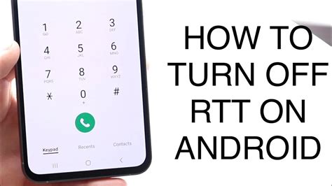 How to Turn Off RTT on Android