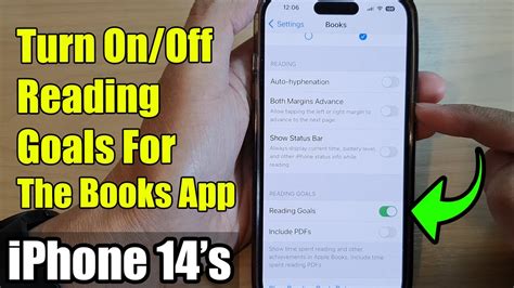 How to Turn Off Reading Goals in Books App