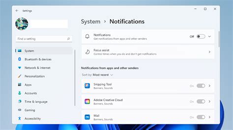 How to Turn off Notifications in Windows 11