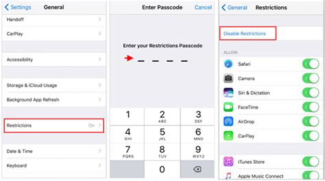 How to Turn on iOS Restrictions