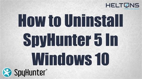 How to Uninstall SpyHunter