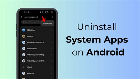 How to Uninstall System Apps on rooted Android earphone