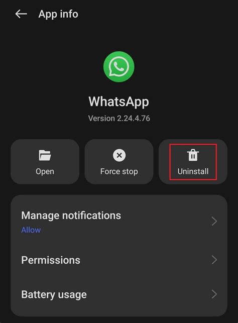 How to Uninstall WhatsApp Pink from your Device