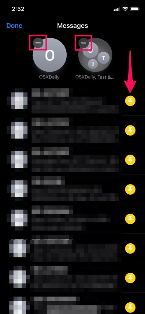 How to Unpin Conversation In The Messages App