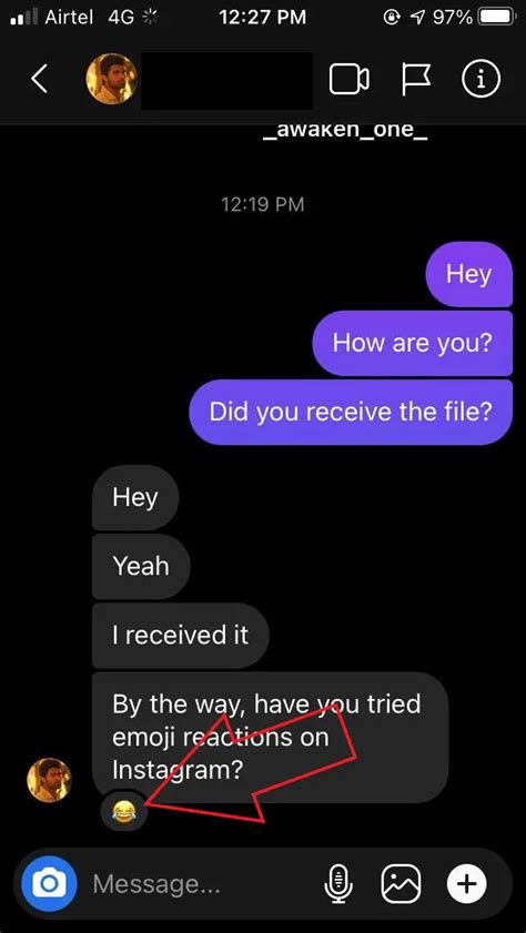 How to Unreact to Instagram Message