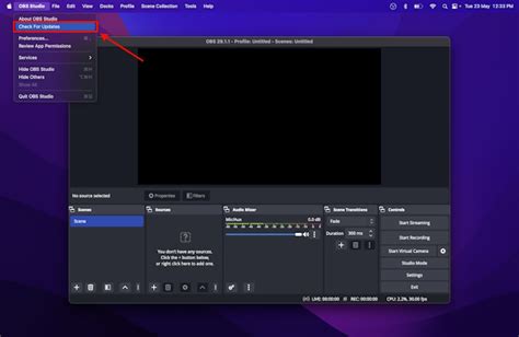 How to Update OBS on Mac