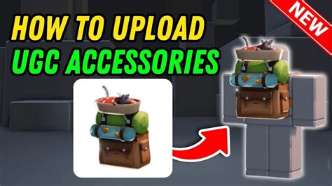 How to Upload Roblox Accessories (UGC) - YouTube
