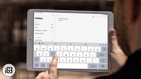 How to Use Key Flicks on iPad Keyboard