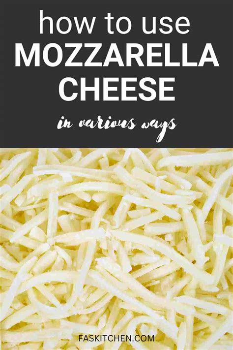 How to Use Mozzarella Cheese in a Bag