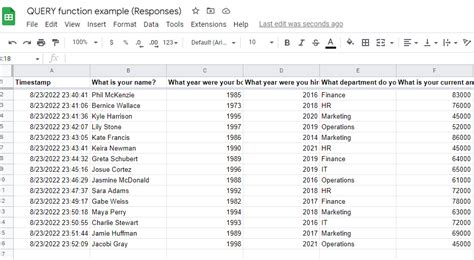 How to Use Sheets’ Query Function to Save Google Form Responses