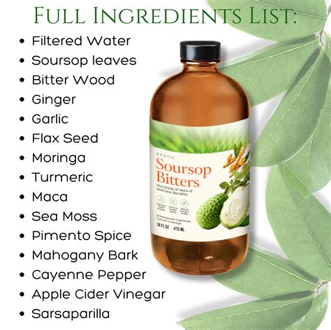 How to Use Soursop Bitters A Guide to Safe Consumption