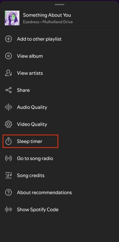 How to Use Spotify’s Sleep Timer