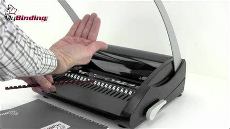 How to Use the GBC CombBind C20 Comb Binding Machine