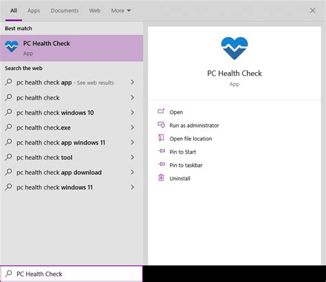 How to Use the PC Health Check App