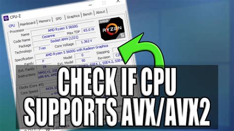 How to Verify AVX and AVX2 Support Check