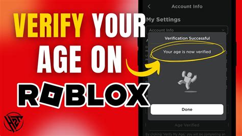 How to Verify Your Age on Roblox - YouTube