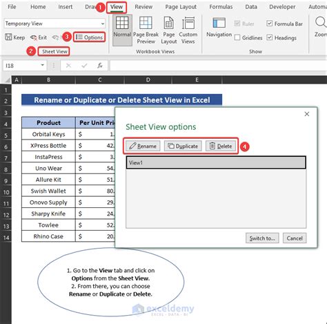 How to View, Rename, Insert, and Delete a Worksheet