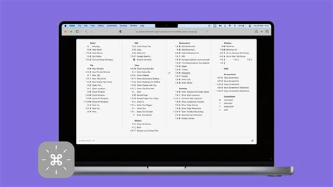 How to View All Keyboard Shortcuts in Mac Apps