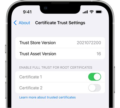How to View Certificate on iPhone
