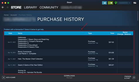 How to View Steam Purchase History
