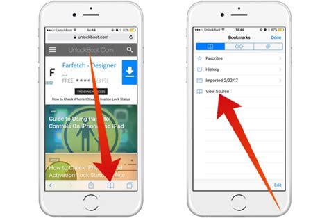 How to View Webpage Source Code in Safari on iPhone and iPad