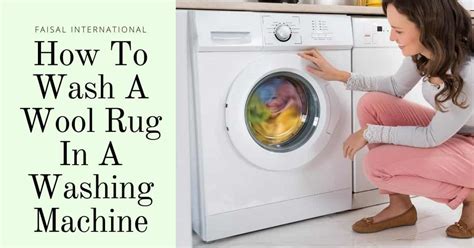 Washing a washable rug in a washing machine
