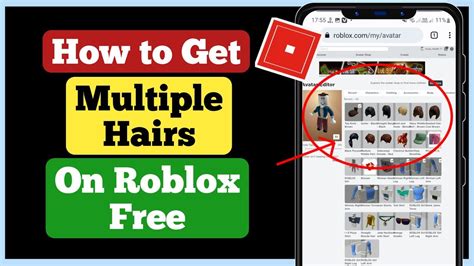 How to Wear Multiple Hair on Roblox 2022 Mobile/Tablet/Android 