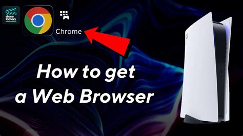 How to access the PS5 web browser