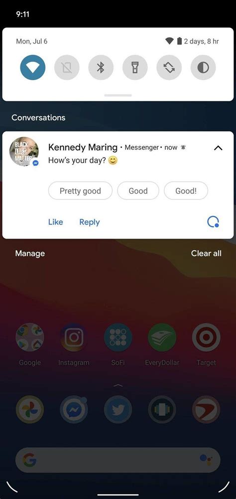 How to actuate Chat Bubbles on Android
