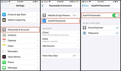 How to add AutoFill Passwords on iPhone