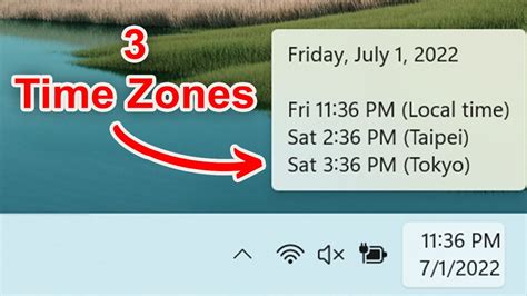 How to add multiple time zone clocks on Windows 11