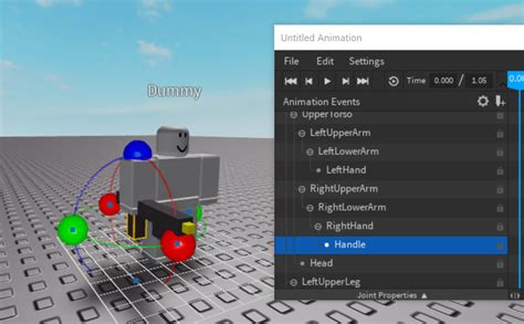 How to animate a tool/object with a Dummy in the Animation Editor 