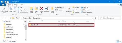 How to assign folder path mount-point to drive with data on Windows 10