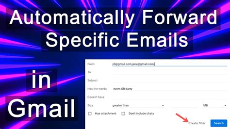 How to automatically forward specific emails in Gmail