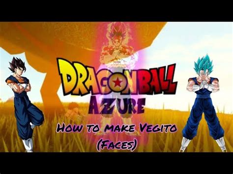 How to be Vegito in Dragon Ball RP: Azure - YouTube