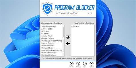 How to block apps on Windows