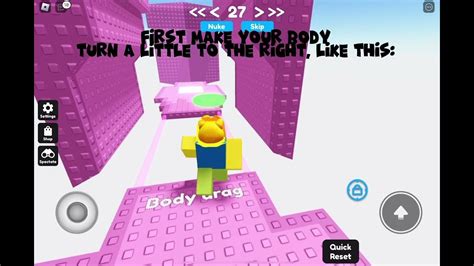 How to body drag in roblox mobile - YouTube