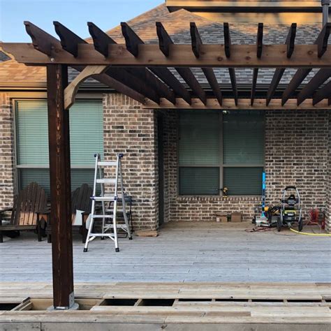 How to build a pergola on a deck