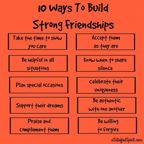 How to build friendship
