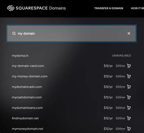 How to buy a new domain from Squarespace
