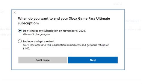 How to cancel Xbox and PC Game Pass