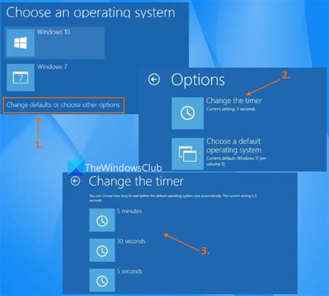 How to change boot menu timeout from System Configuration