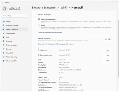 How to change network profiles on Windows 11