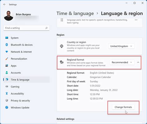 How to change region settings on Windows 11