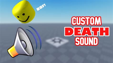 How to change the Death Sound in Roblox Studio - YouTube
